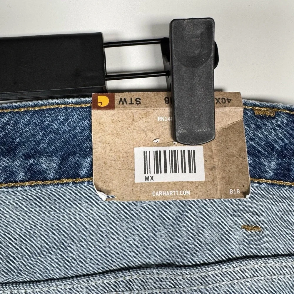 Carhartt B18 STW Traditional Fit Tapered Leg Jeans Men's 40x30 New With Tags